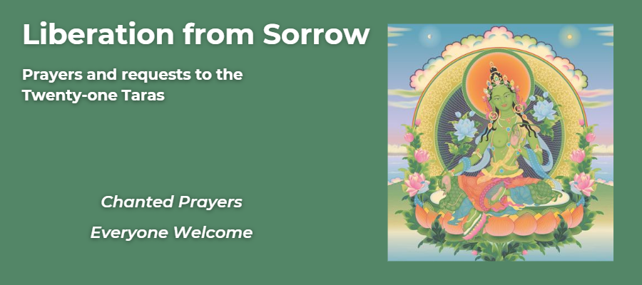 Liberation from Sorrow Puja Banner